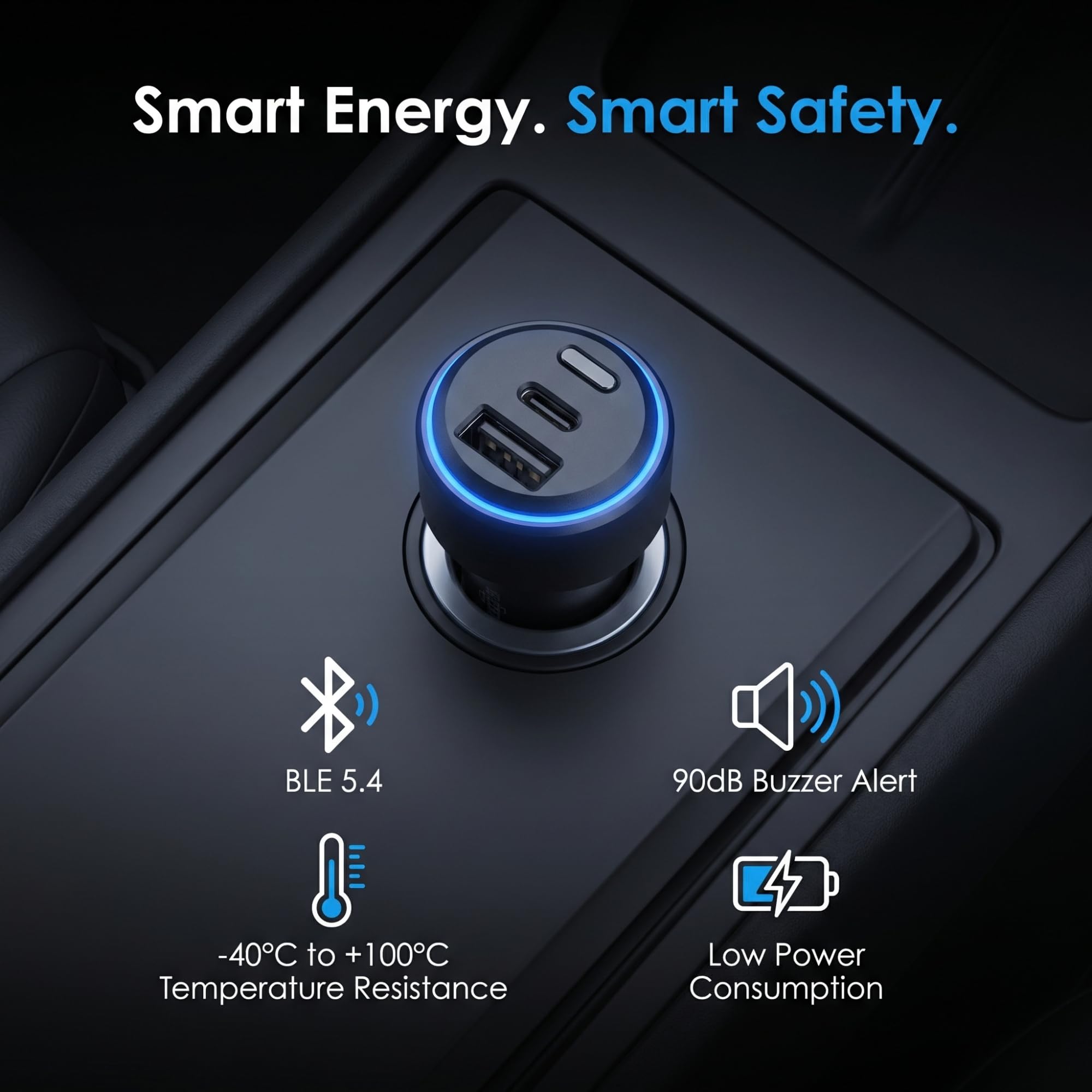 セキュリティ Boomtag Car Charger Apple Find Boomtag Universal Smart Car Charger with Built-in Tracker - Works